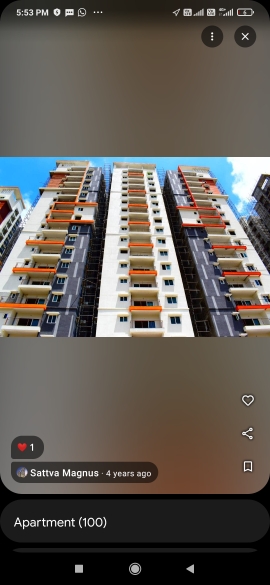 3 BHK + Study Room 1840 Sq.Ft. Apartment in Salarpuria Sattva Magnus