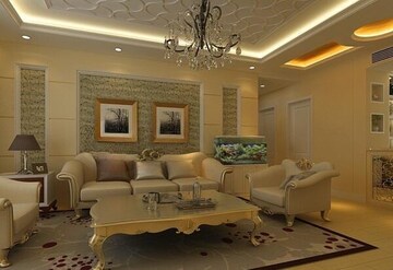 Living Room in 4 BHK Apartment at Raheja Imperia, Worli – for Rent