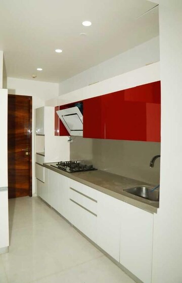 Kitchen in 3 BHK Apartment at Lodha The World Towers World One Tier 2, Worli – for Rent
