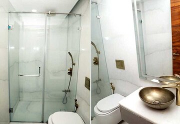 Bathroom in 3 BHK Apartment at Lodha The World Towers World One Tier 2, Worli – for Rent
