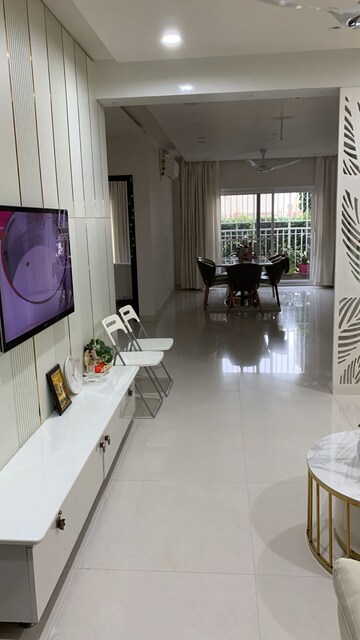 Living Room in 3 BHK Apartment at Vajras Jasmine County, Puppalaguda – for Rent