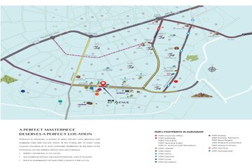  Shop – Map Location View at M3M 65 Avenue, Sector 65 - for Sale