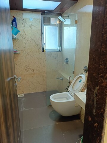 Bathroom in 2 BHK Apartment at Kabra Argentum, Goregaon West – for Rent