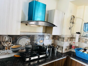 Kitchen in 3 BHK Apartment at Sushma Chandigarh Grande, Lohgarh – for Rent