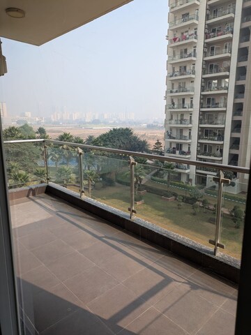 Balcony in 3 BHK Apartment at Microtek Greenburg, Sector 86 – for Rent