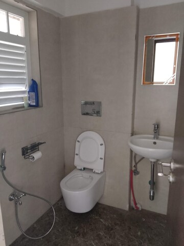 Bathroom in 1 BHK Apartment at Ruparel The Orion, Chembur – for Rent