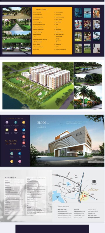 2 BHK Apartment For Sale in Oorjita Vedant, Narsingi