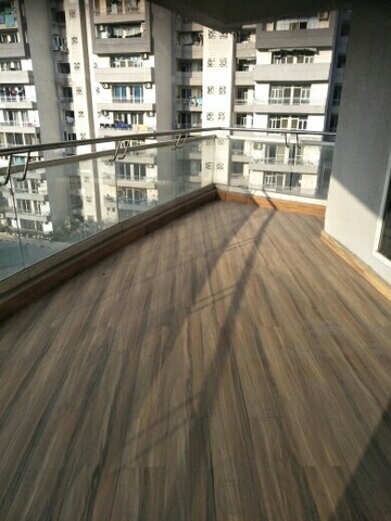 Balcony in 3.5 BHK Apartment at Supertech ORB, Sector 74 – for Rent