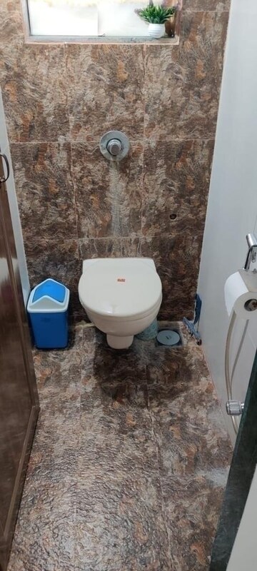 Bathroom in 1 BHK Apartment at Raunak Bliss, Ghodbunder Road – for Rent