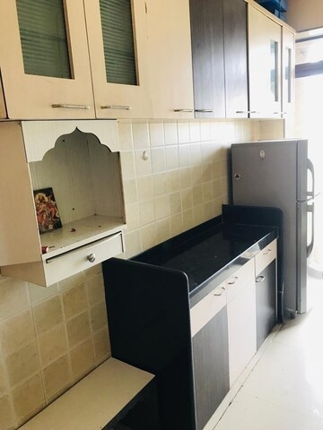 Kitchen in 1 BHK Apartment at Raunak Bliss, Ghodbunder Road – for Rent