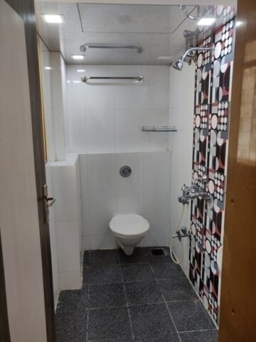 Bathroom in 1 BHK Apartment at Raunak Bliss, Ghodbunder Road – for Rent