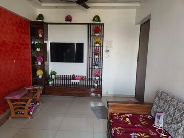 Living Room in 1 BHK Apartment at KIPL Morya, Kasarvadavali – for Rent