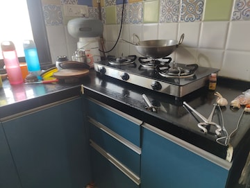 Kitchen in 1 BHK Apartment at KIPL Morya, Kasarvadavali – for Rent