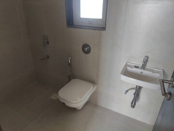 Bathroom in 1 BHK Apartment at Puranik Aarambh, Ghodbunder Road – for Rent