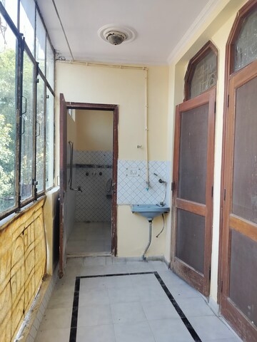 Building Lobby in 2 BHK Apartment at Sarita Vihar – for Rent