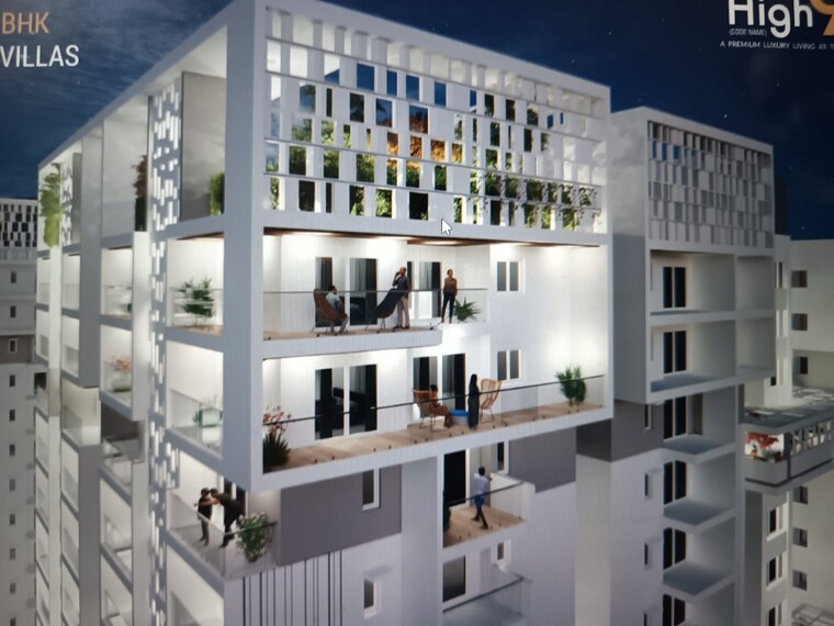 Exterior View, tellapur 3 Bedroom 1965 Sq.Ft. Apartment In Tellapur Hyderabad 8198972