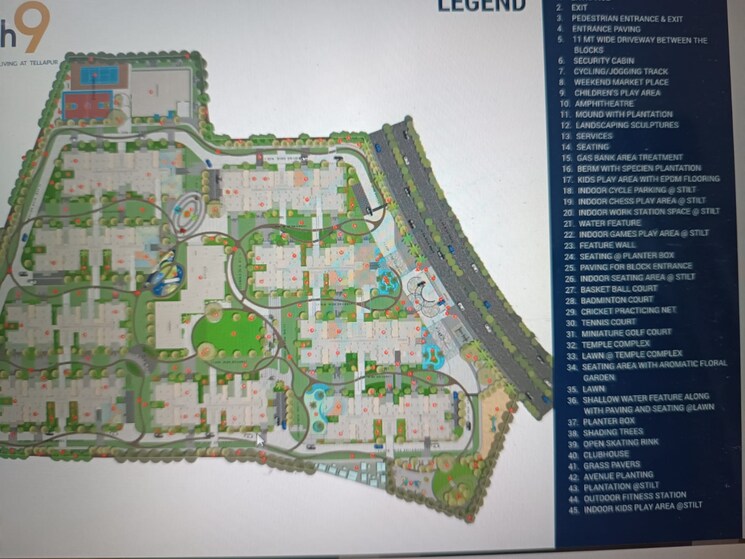 Master Plan, tellapur 3 Bedroom 1965 Sq.Ft. Apartment In Tellapur Hyderabad 8198972