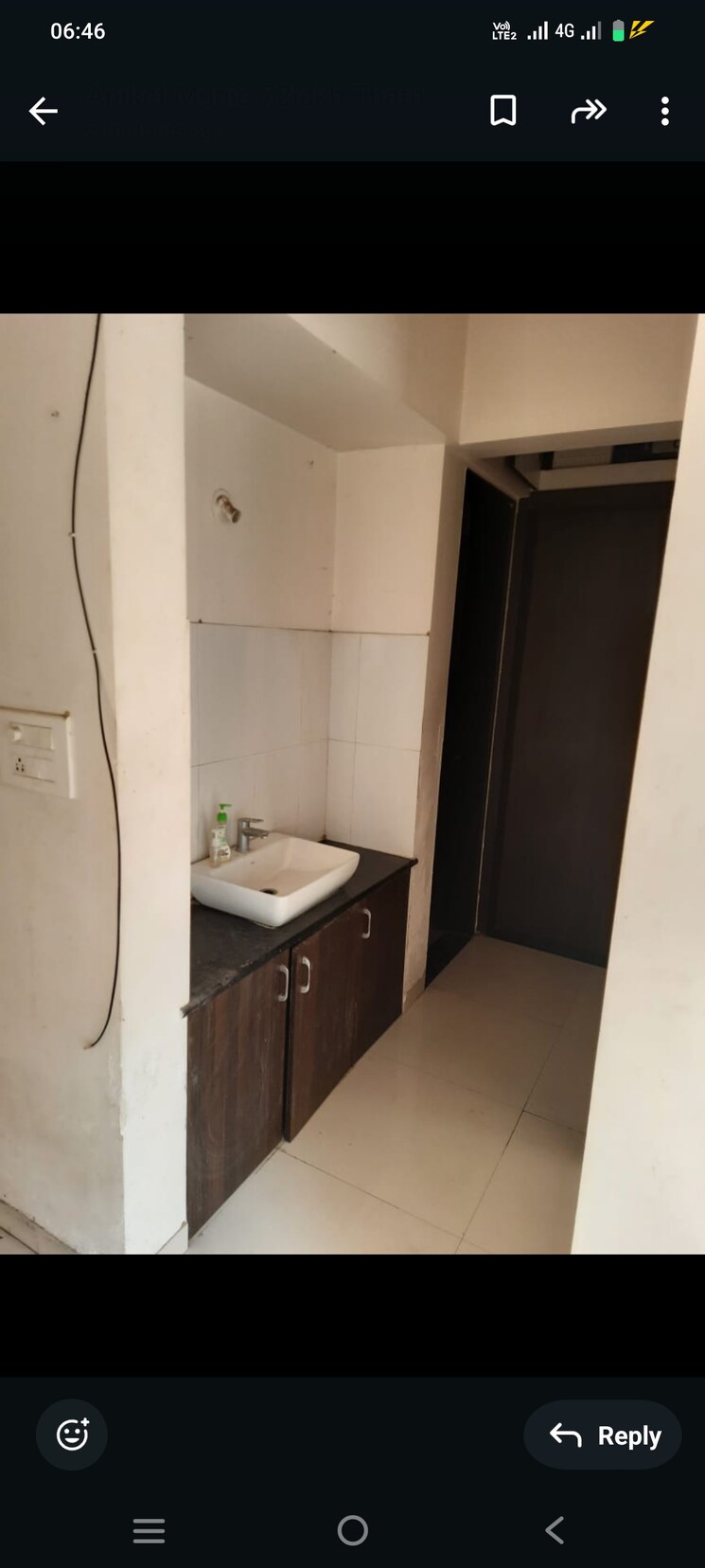 Bathroom, bhojwani-the-nook 2 Bedroom 1072 Sq.Ft. Apartment In Tathawade Pune 8198999