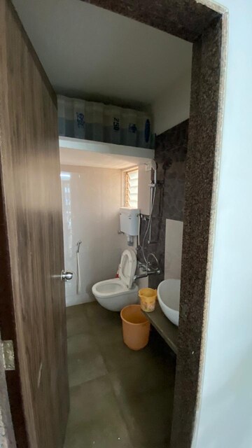 Bathroom in 1 BHK Apartment at Bachraj Legend, Virar West – for Rent
