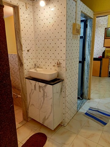 Bathroom in 1 BHK Apartment at Dombivli West – for Rent