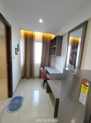 Living Room in Studio Apartment at Okay Plus Solitaire Suites, Jeerota – for Rent