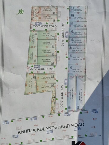  Plot – Map Location View at Sikandrabad - for Sale