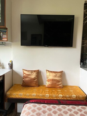 Living Room in 2 BHK Apartment at Nutan Madhuban Apartment, Worli – for Rent
