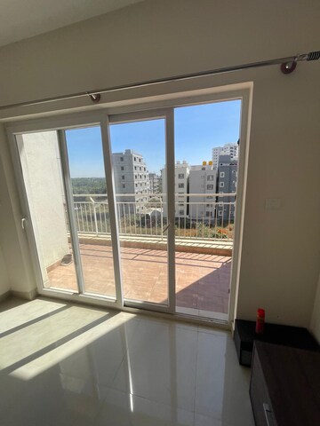 Balcony in 2 BHK Apartment at Ramky One North, Yelahanka – for Rent