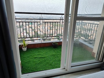 Balcony in 3 BHK Apartment at Pashmina Waterfront, Old Madras Road – for Rent