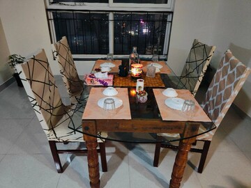 Furnished Amenities in 3 BHK Apartment at Pashmina Waterfront, Old Madras Road – for Rent