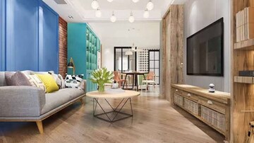 Living Room in 2 BHK Apartment at Puranik City, Kasarvadavali – for Rent