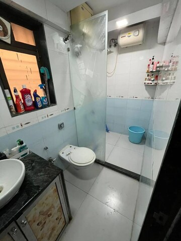 Bathroom in 2 BHK Apartment at Hubtown Akruti Orchid Park, Sakinaka – for Rent
