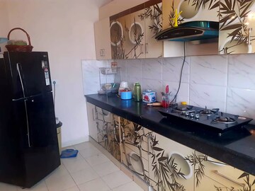 Kitchen in 2 BHK Apartment at Omega Green Park, Faizabad Road – for Rent