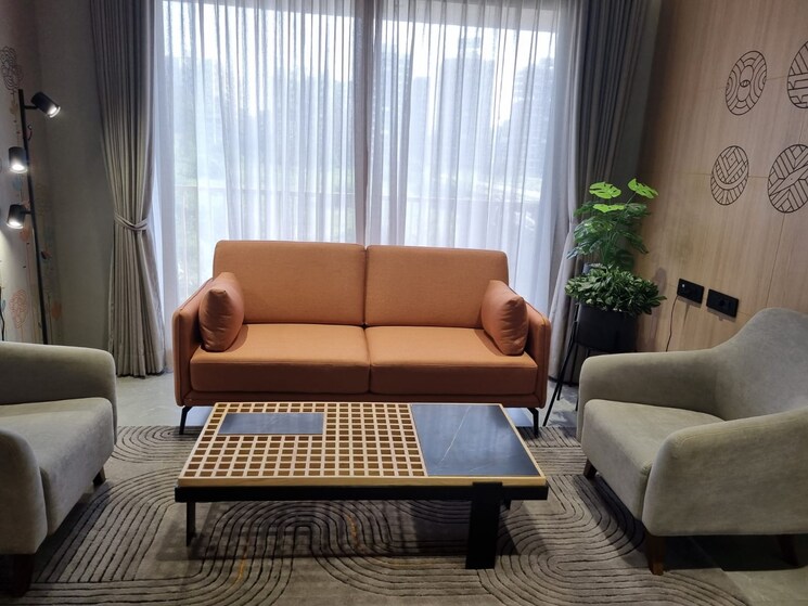 Living Room, pal 3 Bedroom 1861 Sq.Ft. Apartment In Pal Surat 8199577