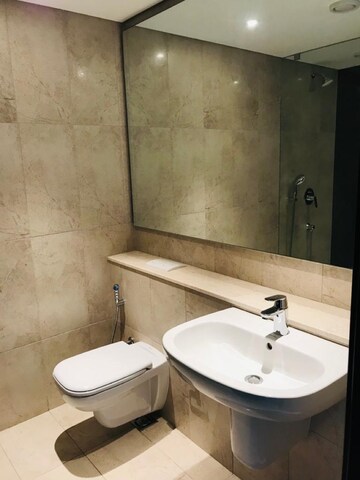 Bathroom in 4 BHK Apartment at Panchshil Towers, Kharadi – for Rent