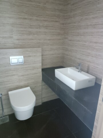 Bathroom in 3 BHK Apartment at Rajesh Raj Infinia, Malad West – for Rent