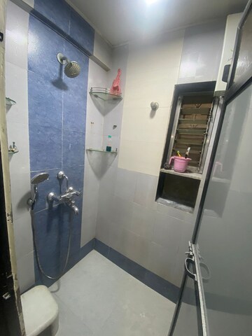 Bathroom in 2 BHK Apartment at Gokuldham Complex, Goregaon East – for Rent