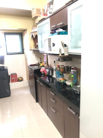 Kitchen in 2 BHK Apartment at Ashar Axis, Majiwada – for Rent