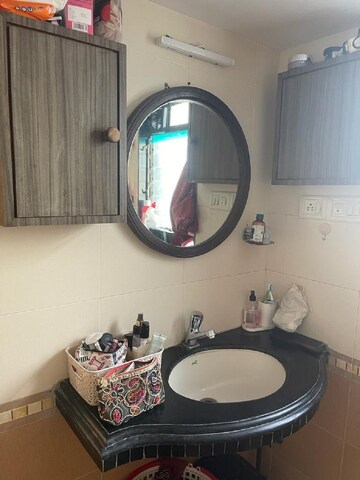 Bathroom in 2 BHK Apartment at Bandra West – for Rent