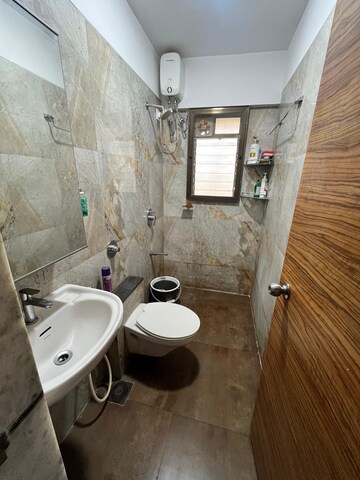 Bathroom in 2 BHK Apartment at Prayag Heights, Dindoshi – for Rent