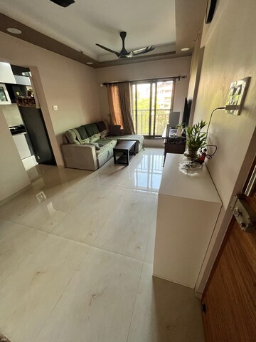 Living Room in 2 BHK Apartment at Prayag Heights, Dindoshi – for Rent