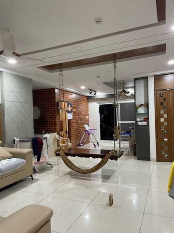 Living Room in 3 BHK Apartment at Aparna Sarovar Zenith, Nallagandla – for Rent
