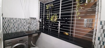 Balcony in 3 BHK Apartment at Crown Whistling Woods, Kokapet – for Rent