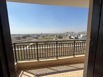 Balcony in 3 BHK Apartment at Sanchar Nest Palm Heights, Wave City – for Rent