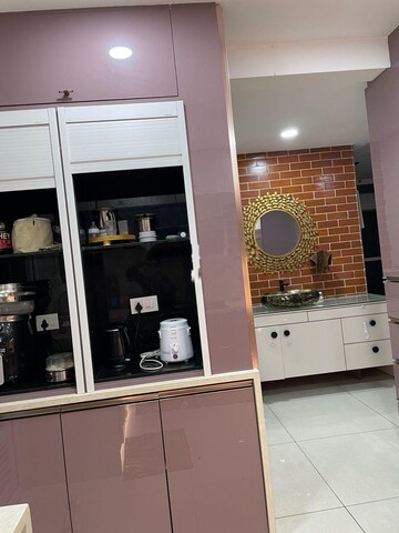 Kitchen in 3 BHK Apartment at Aparna Sarovar Zenith, Nallagandla – for Rent