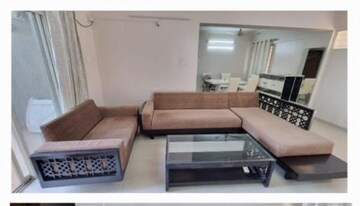 Living Room in 3 BHK Apartment at Goel Ganga Carnation, Koregaon Park – for Rent