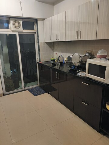 Kitchen in 3 BHK Apartment at Nahar Amrit Shakti, Chandivali – for Rent