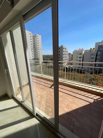 Balcony in 2 BHK Apartment at Ramky One North, Yelahanka – for Rent