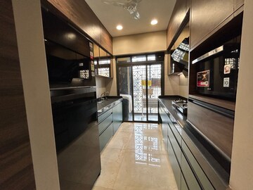 Kitchen in 3 BHK Apartment at One Hiranandani Park, Ghodbunder Road – for Sale