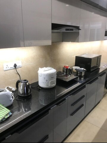 Kitchen in 2 BHK Apartment at Prestige High Fields, Gachibowli – for Rent